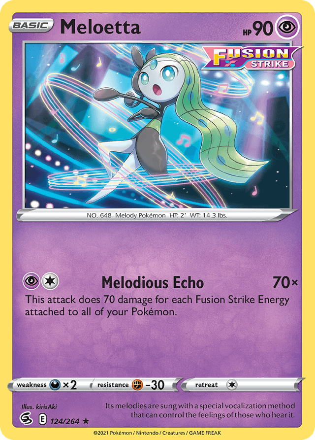 Meloetta — Fusion Strike #124
