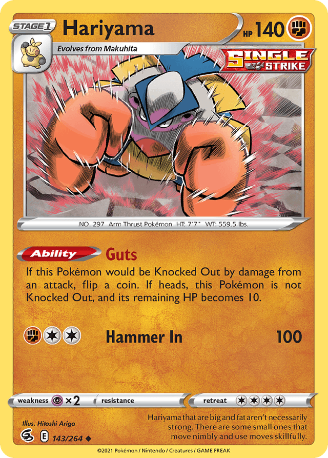 Hariyama — Fusion Strike #143