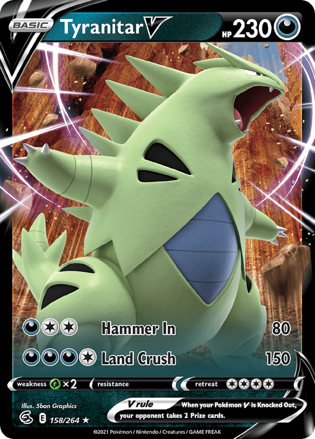 Tyranitar V — Fusion Strike #158