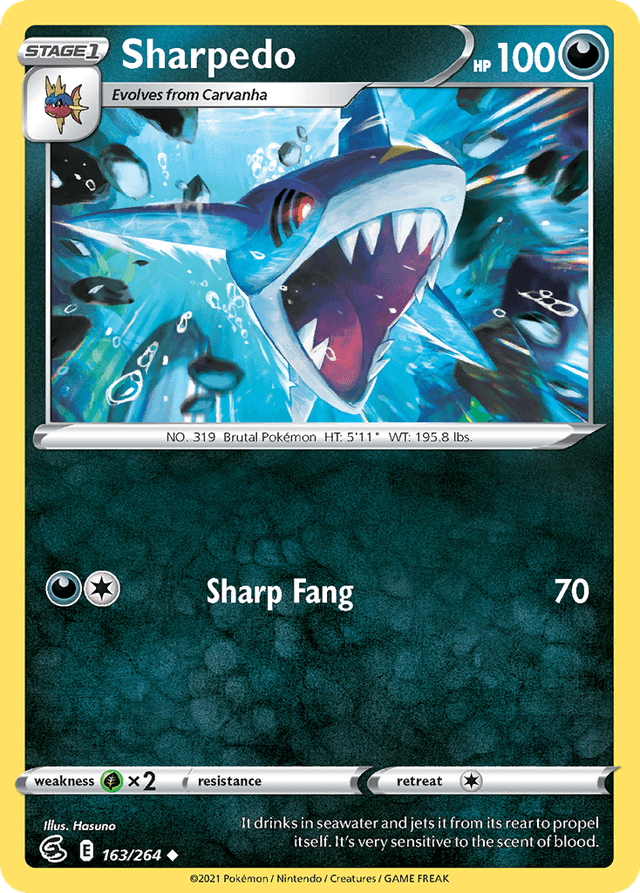 Sharpedo — Fusion Strike #163