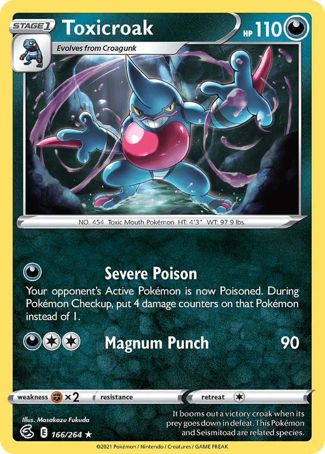 Toxicroak — Fusion Strike #166