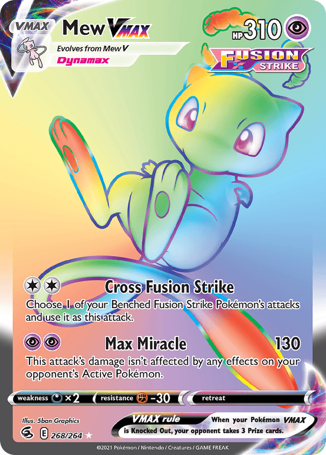 Mew VMAX — Fusion Strike #268