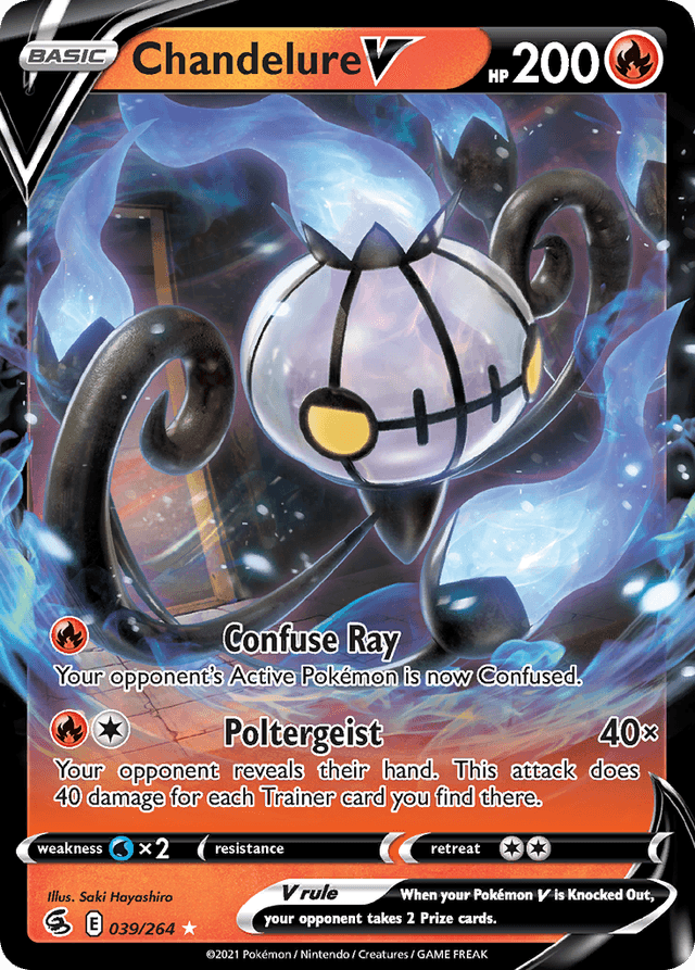 Chandelure V — Fusion Strike #39
