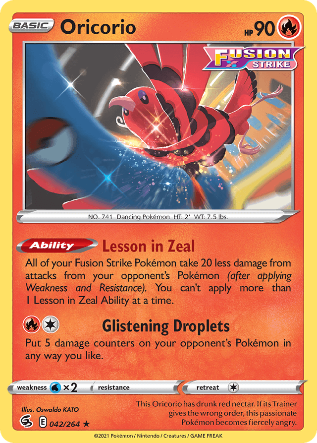 Oricorio — Fusion Strike #42