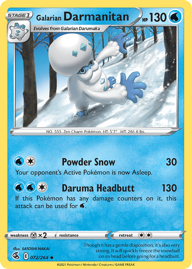 Galarian Darmanitan — Fusion Strike #72