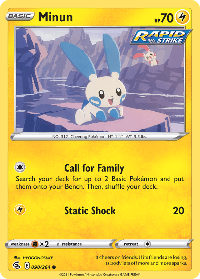Minun — Fusion Strike #90
