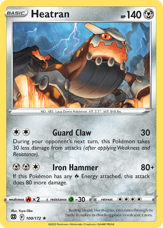 Heatran — Brilliant Stars #100