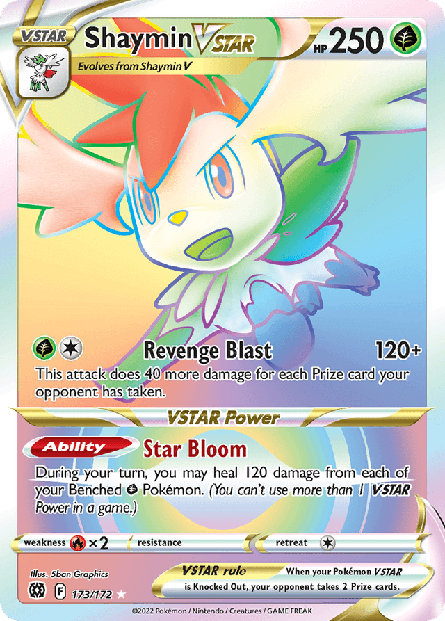 Shaymin VSTAR — Brilliant Stars #173