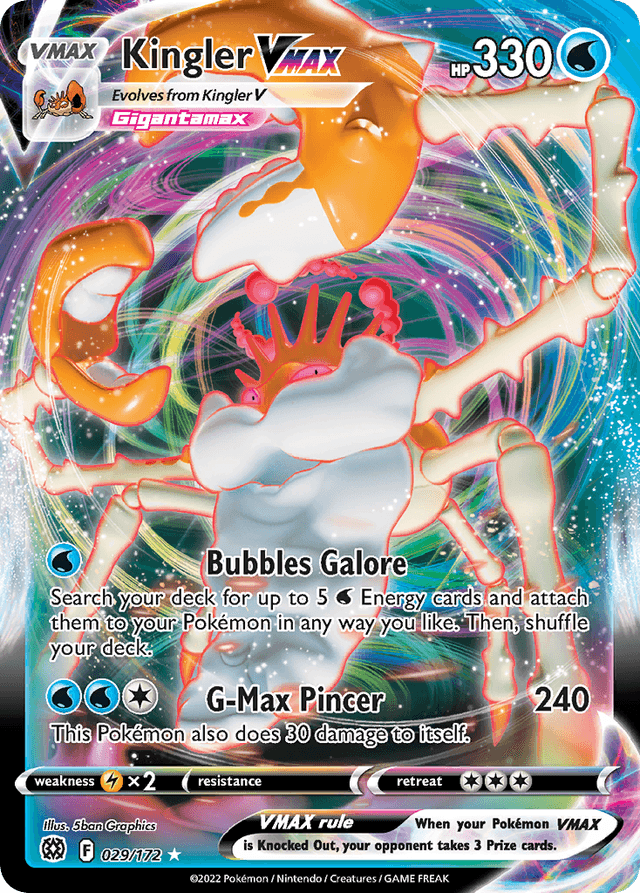 Kingler VMAX — Brilliant Stars #29
