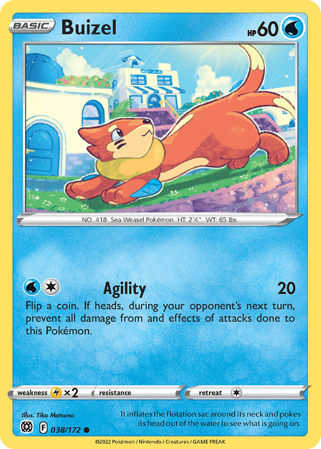 Buizel — Brilliant Stars #38
