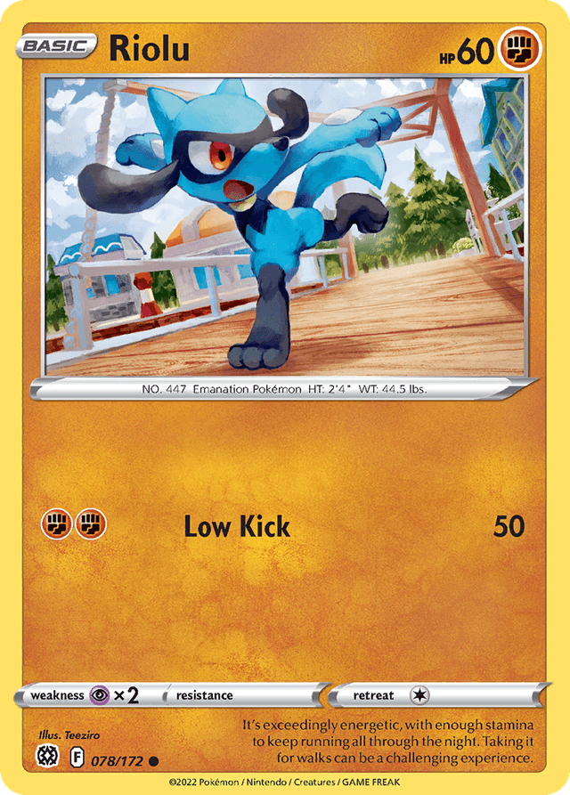 Riolu — Brilliant Stars #78