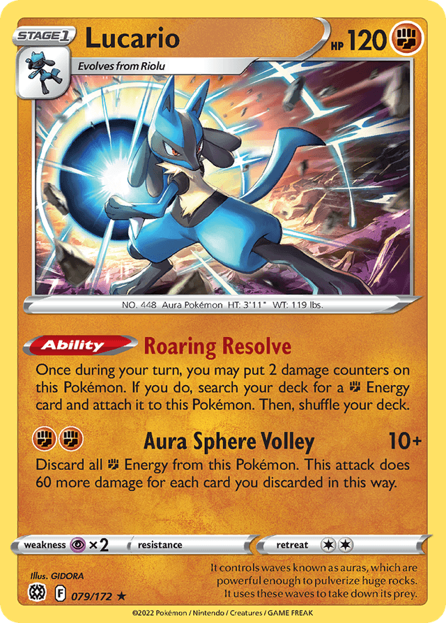 Lucario — Brilliant Stars #79