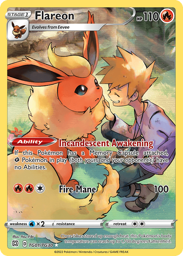 Flareon — Brilliant Stars Trainer Gallery #TG01
