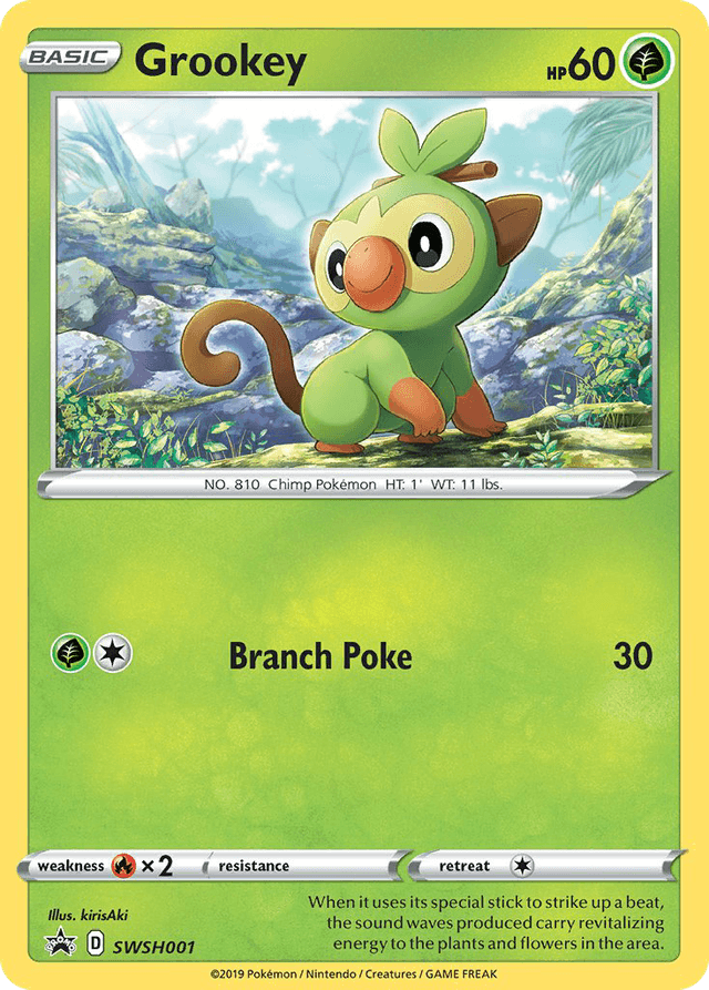 Grookey — SWSH Black Star Promos #SWSH001