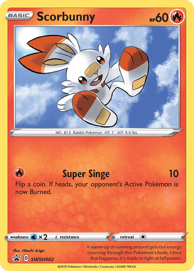 Scorbunny — SWSH Black Star Promos #SWSH002