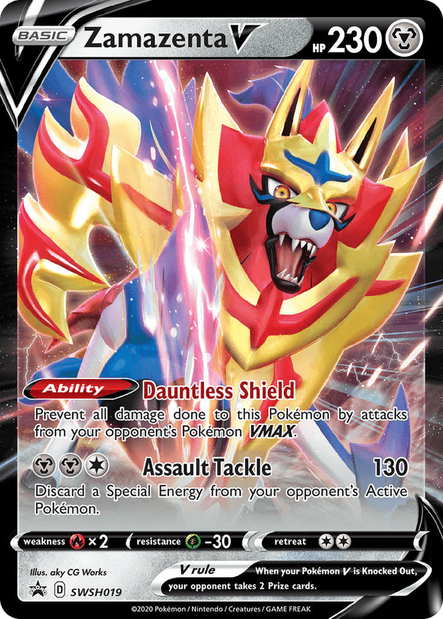 Zamazenta V — SWSH Black Star Promos #SWSH019