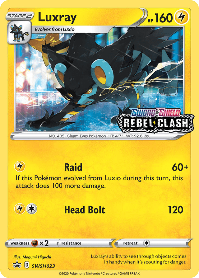 Luxray — SWSH Black Star Promos #SWSH023