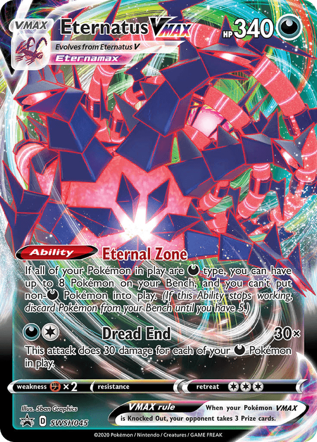 Eternatus VMAX — SWSH Black Star Promos #SWSH045