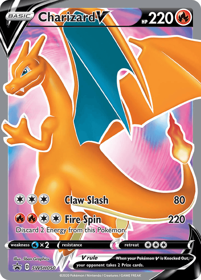 Charizard V — SWSH Black Star Promos #SWSH050