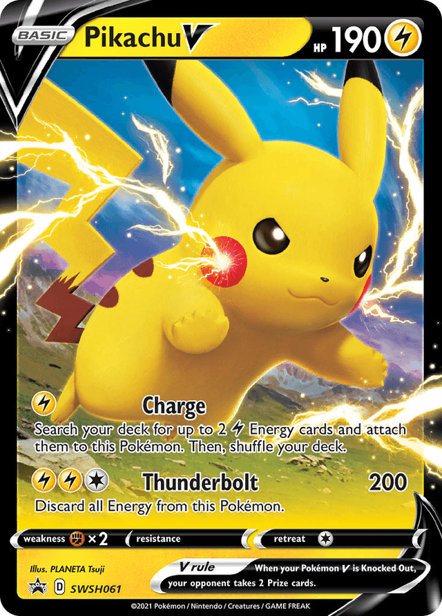 Pikachu V — SWSH Black Star Promos #SWSH061