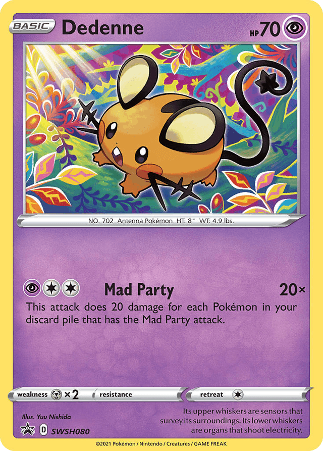 Dedenne — SWSH Black Star Promos #SWSH080