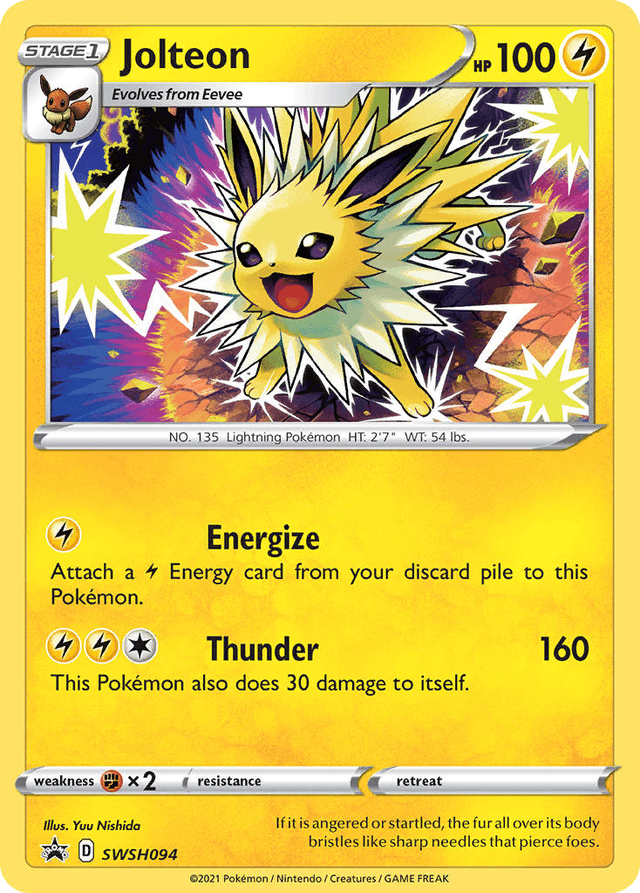 Jolteon — SWSH Black Star Promos #SWSH094