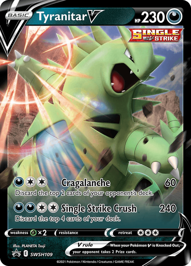 Tyranitar V — SWSH Black Star Promos #SWSH109