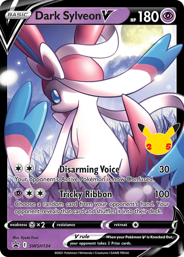 Dark Sylveon V — SWSH Black Star Promos #SWSH134
