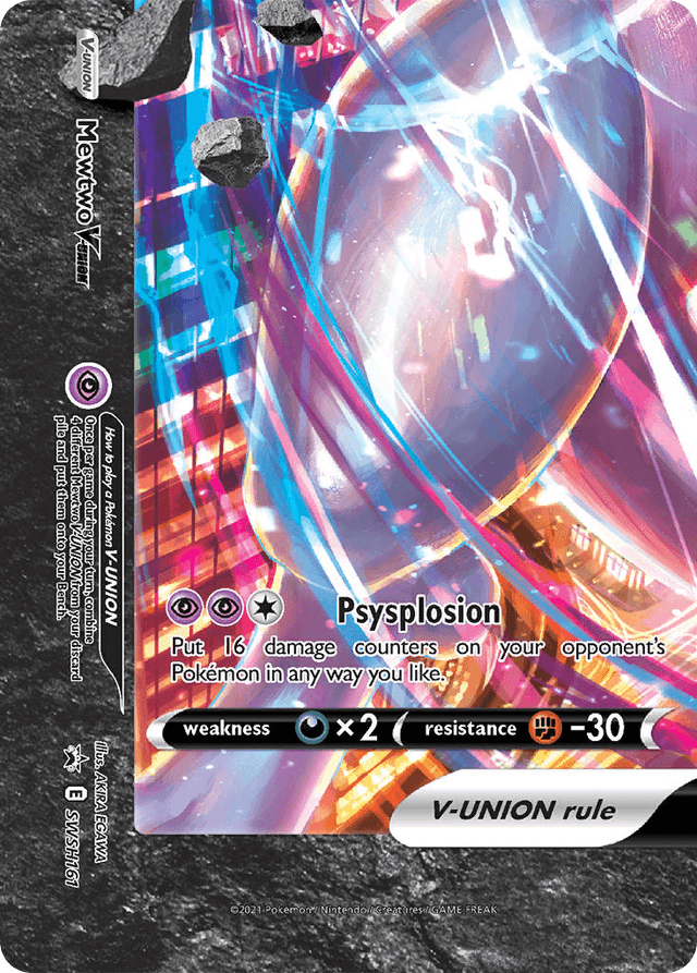 Mewtwo V-UNION — SWSH Black Star Promos #SWSH161
