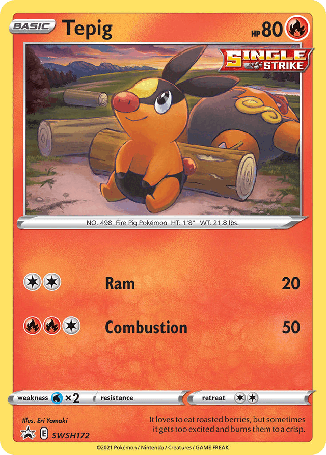 Tepig — SWSH Black Star Promos #SWSH172