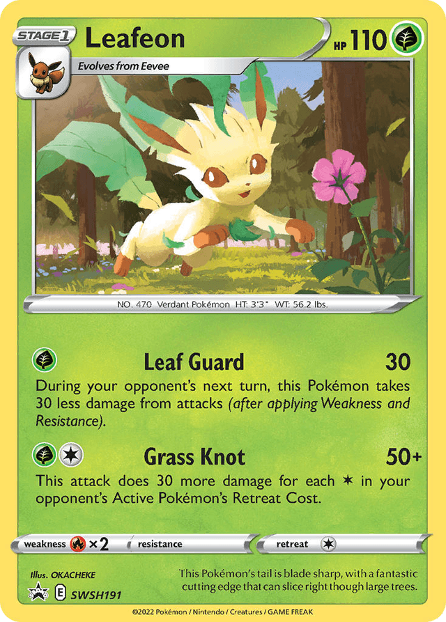 Leafeon — SWSH Black Star Promos #SWSH191