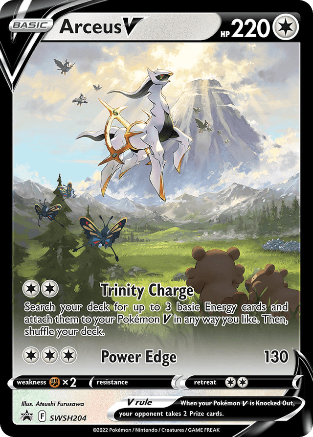 Arceus V — SWSH Black Star Promos #SWSH204