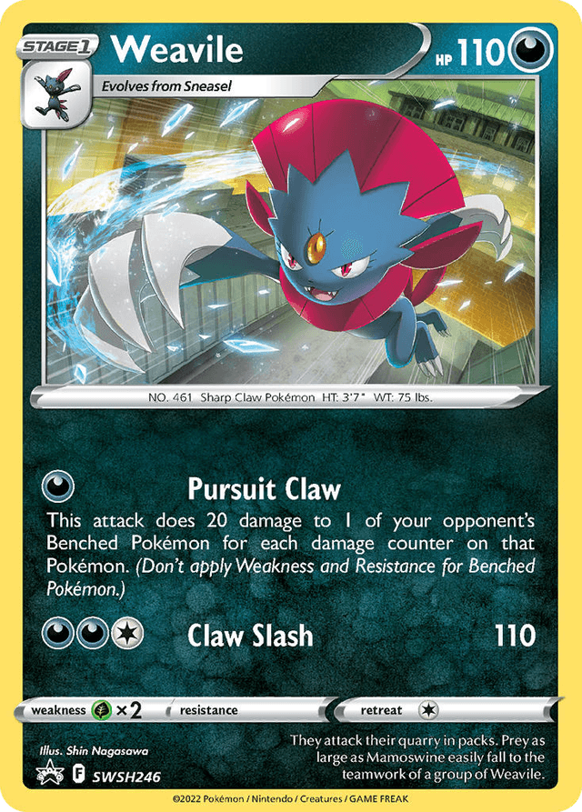 Weavile — SWSH Black Star Promos #SWSH246