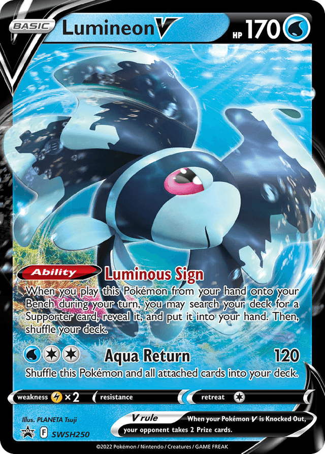 Lumineon V — SWSH Black Star Promos #SWSH250