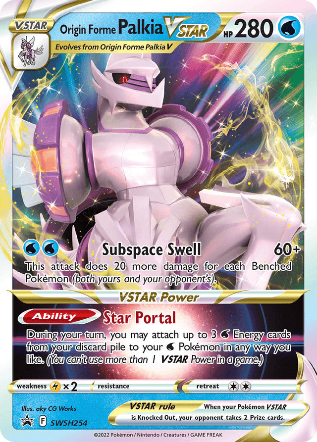 Origin Forme Palkia VSTAR — SWSH Black Star Promos #SWSH254