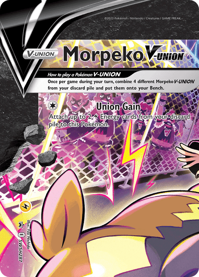 Morpeko V-UNION — SWSH Black Star Promos #SWSH287