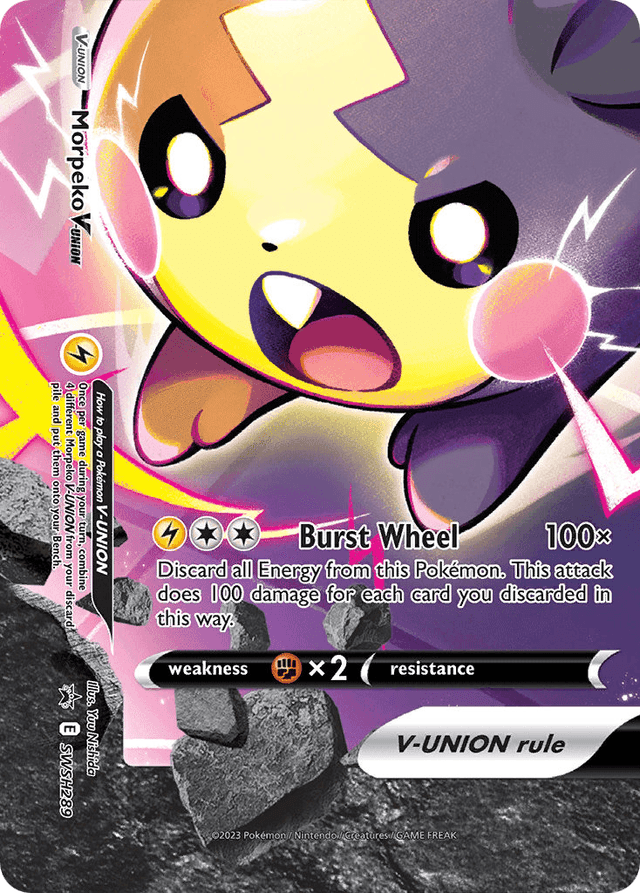 Morpeko V-UNION — SWSH Black Star Promos #SWSH289