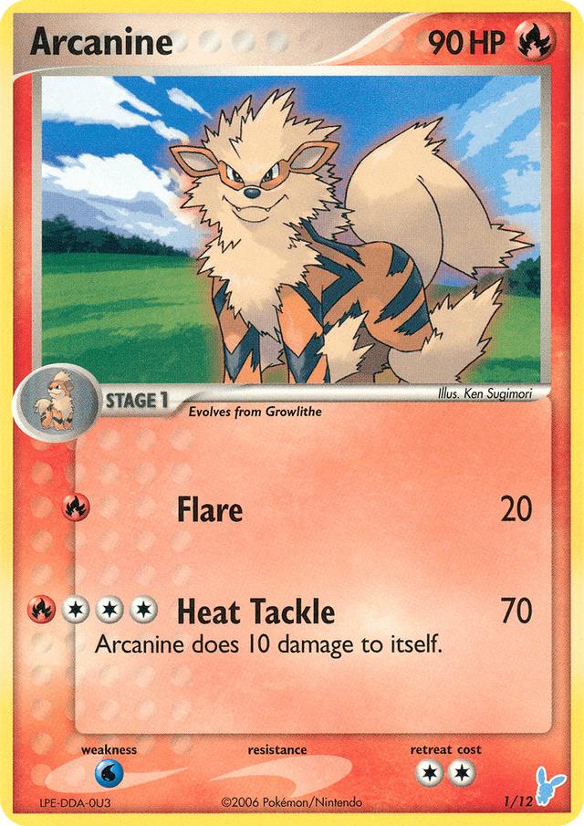 Arcanine — EX Trainer Kit 2 Minun #1