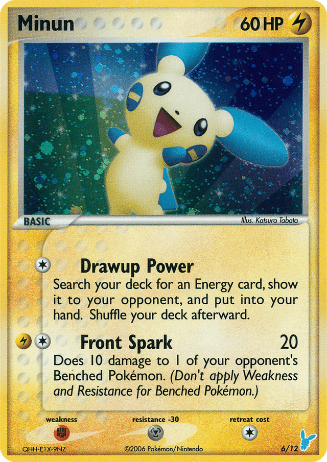 Minun — EX Trainer Kit 2 Minun #6
