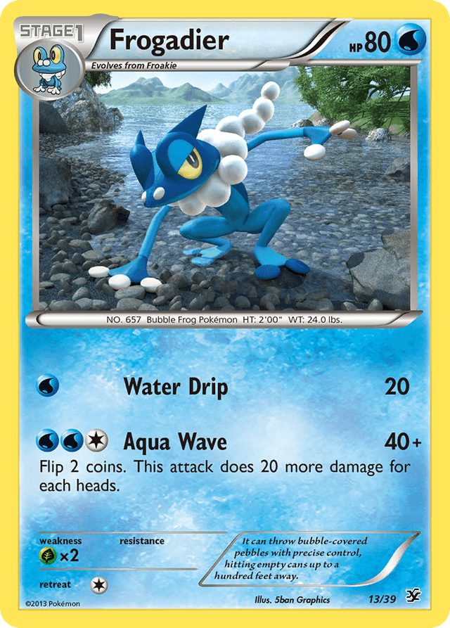 Frogadier — Kalos Starter Set #13