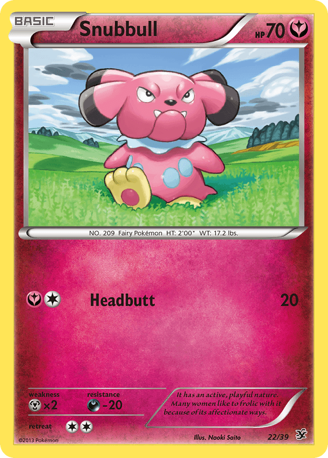 Snubbull — Kalos Starter Set #22