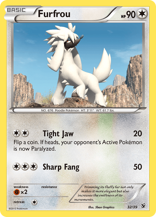 Furfrou — Kalos Starter Set #32