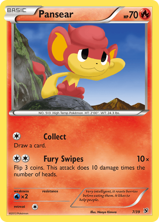 Pansear — Kalos Starter Set #7