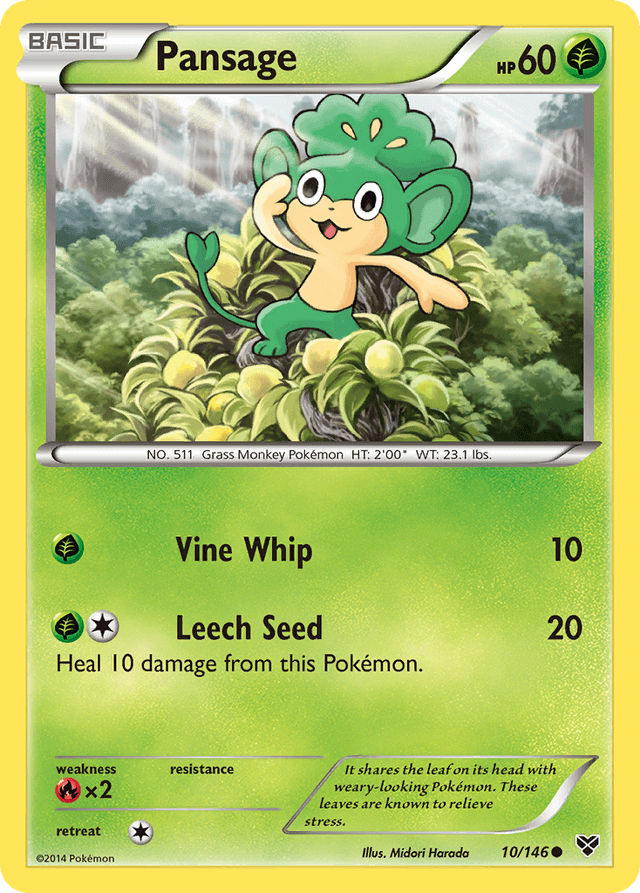 Pansage — XY #10