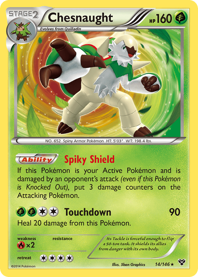 Chesnaught — XY #14