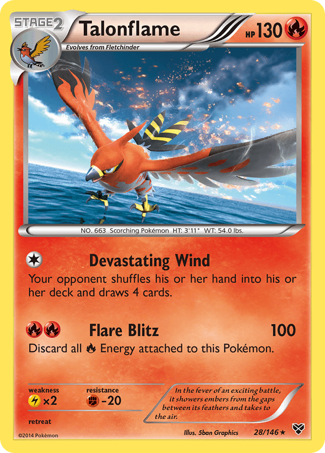 Talonflame — XY #28