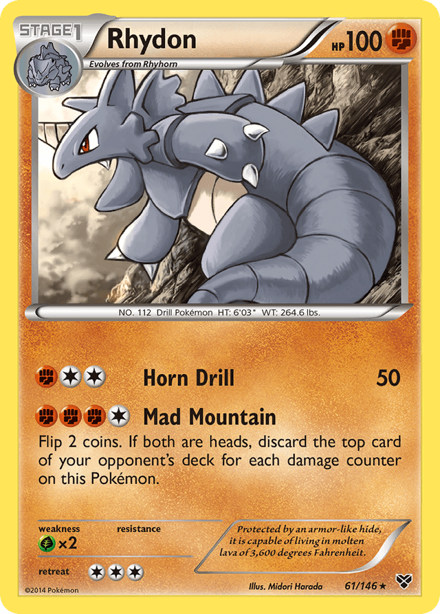 Rhydon — XY #61