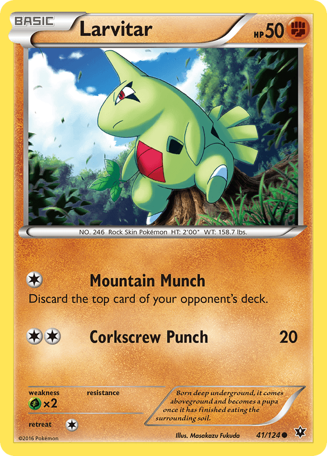 Larvitar — Fates Collide #41