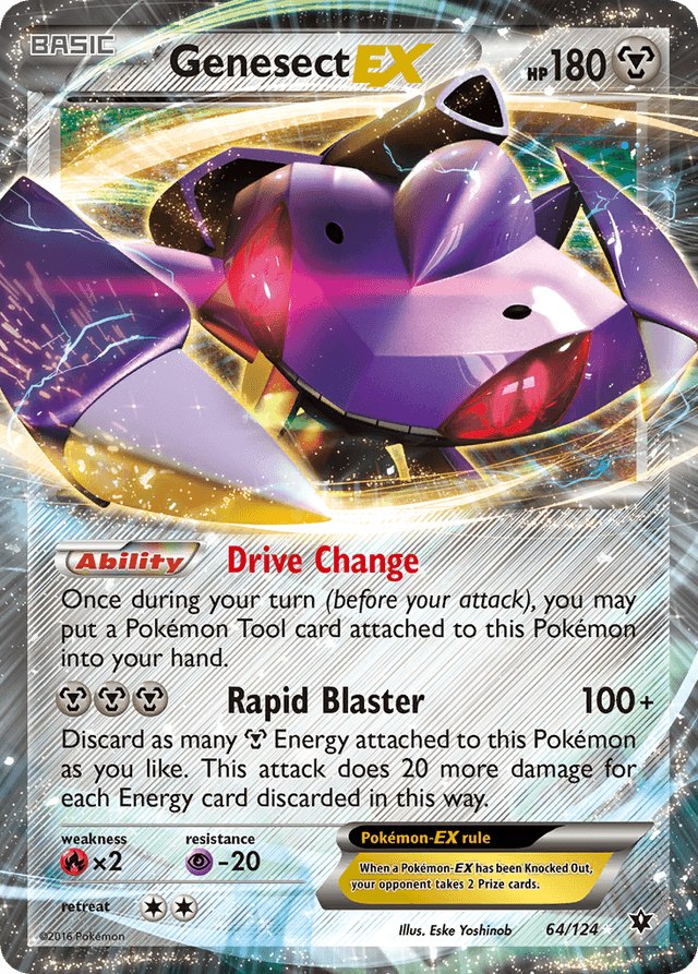 Genesect-EX — Fates Collide #64