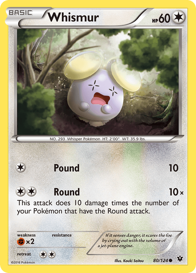 Whismur — Fates Collide #80